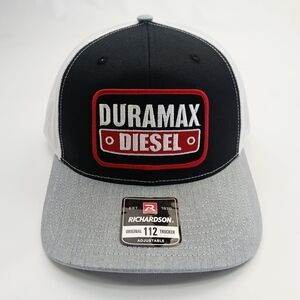 Duramax Diesel Trucker Hat - Black, Gray, and White